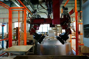 Chiny Sterowanie CNC Niskociśnieniowa maszyna odlewnicza 5000 × 4600 × 3400 Do wyrobów metalowych fabryka
